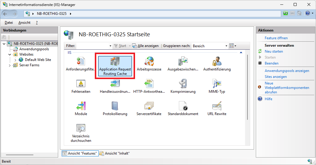 install iis 1